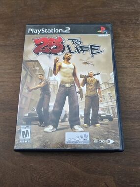 Sony PlayStation 2 PS2 25 to Life Game Cib